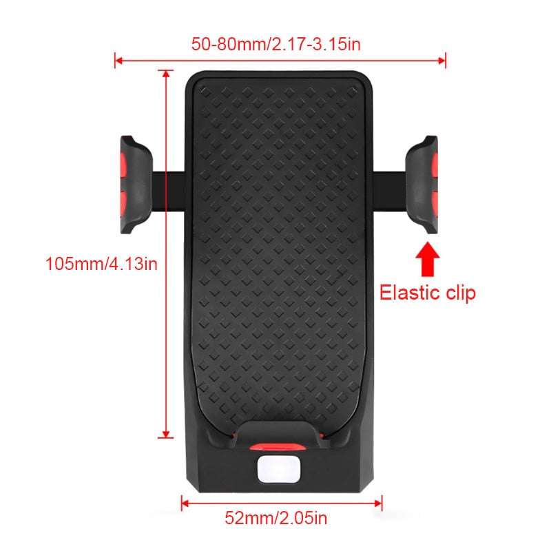 4 in 1 Fahrradtelefonhalter Scheinwerfer Powerbank Hochdezibel-Lautsprecher