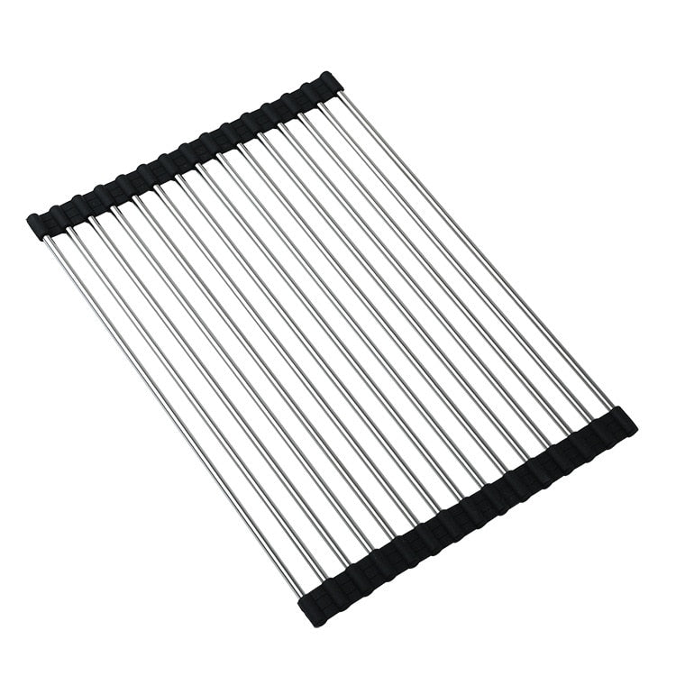 Faltbares Abtropfgestell für das Waschbecken in der Küche