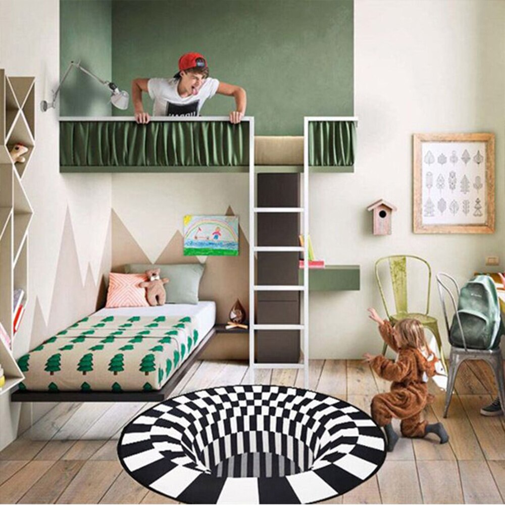 3D Whirlpool Halluzination Teppich