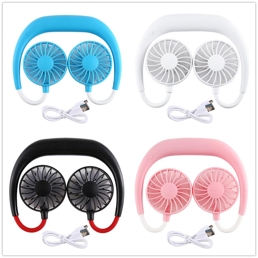 USB-wiederaufladbare tragbare Halsventilator für Training