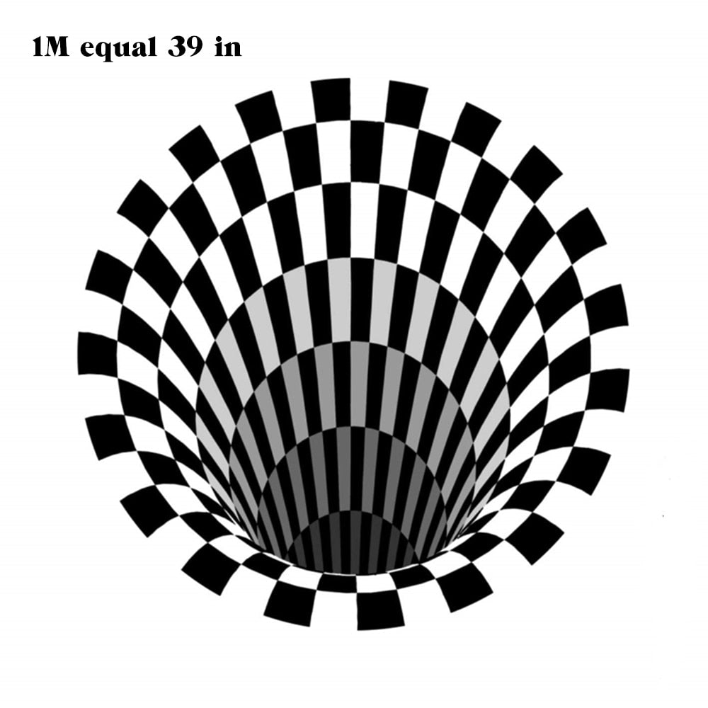 3D Whirlpool Halluzination Teppich