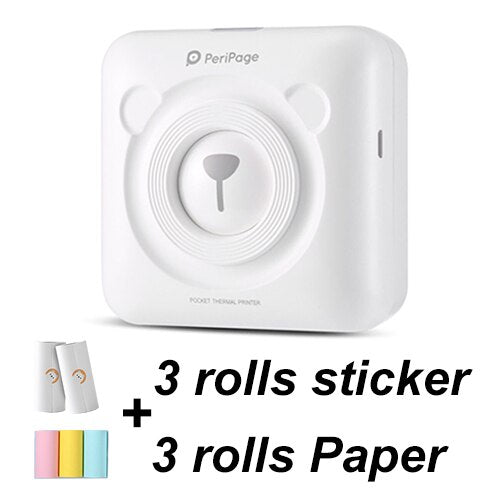 Mini Handydrucker Fotodrucker Thermodrucker Bildetikett