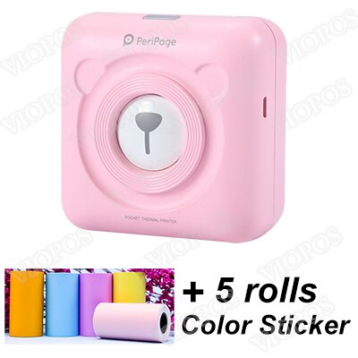Mini Handydrucker Fotodrucker Thermodrucker Bildetikett