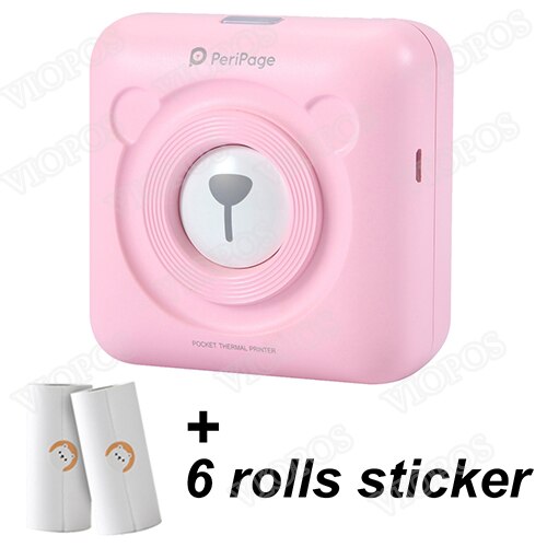 Mini Handydrucker Fotodrucker Thermodrucker Bildetikett