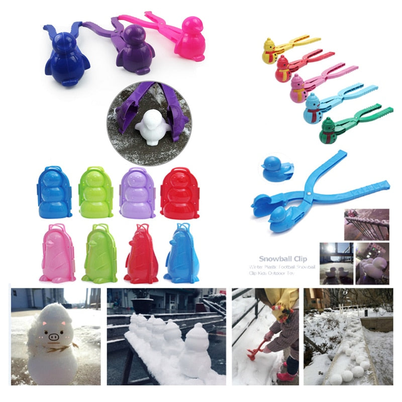 Lustige Schnee Klammer