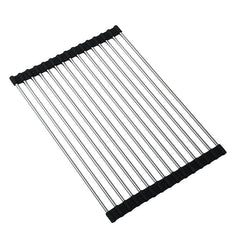 Faltbares Abtropfgestell für das Waschbecken in der Küche