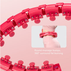 Intelligent Fitnessgeräte -- Breit Hula-Hoop mit Massagenoppen