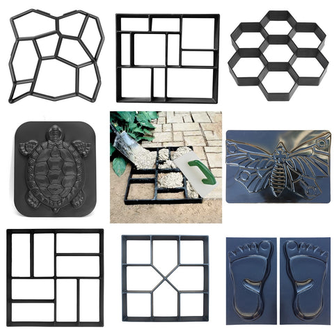 Garten DIY Kunststoff Wegmacher Gehweg Modell Beton