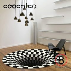 3D Whirlpool Halluzination Teppich