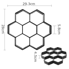 Garten DIY Kunststoff Wegmacher Gehweg Modell Beton