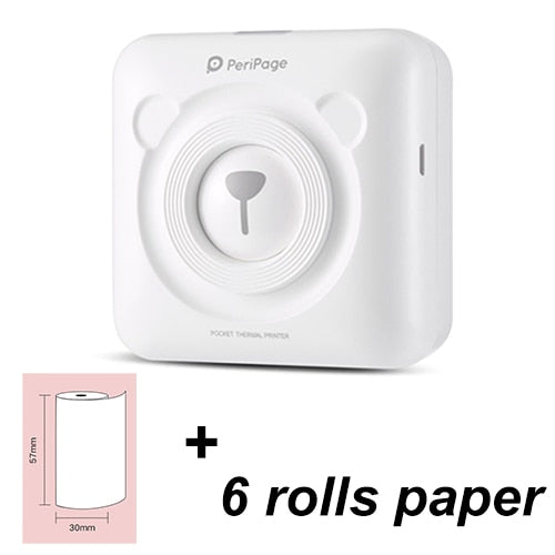 Mini Handydrucker Fotodrucker Thermodrucker Bildetikett