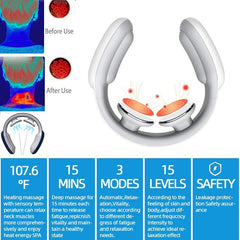 Intelligentes elektrisches Nacken- und Schultermassagegerät Schmerzlinderungstool Entspannung im Gesundheitswesen Halswirbelphysiotherapie
