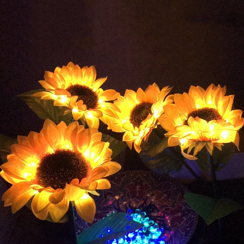 Wasserdichte Sonnenblume LED-Solarleuchten