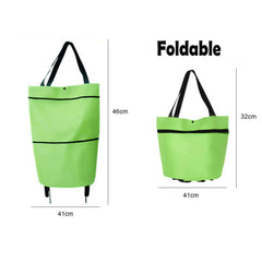 2-in-1 faltbarer Einkaufswagen