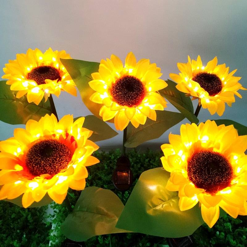 Wasserdichte Sonnenblume LED-Solarleuchten
