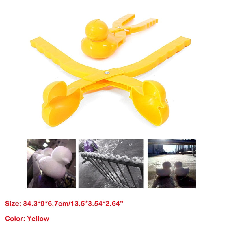 Lustige Schnee Klammer